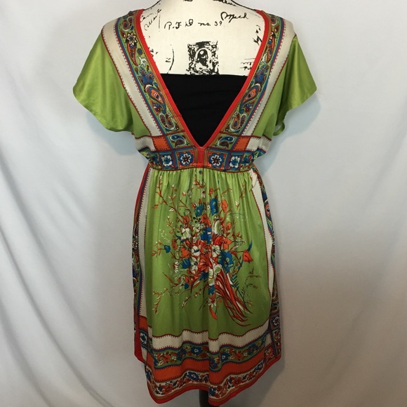 Flying Tomato Low V Neck Short Dress Size Small - Picture 3 of 7